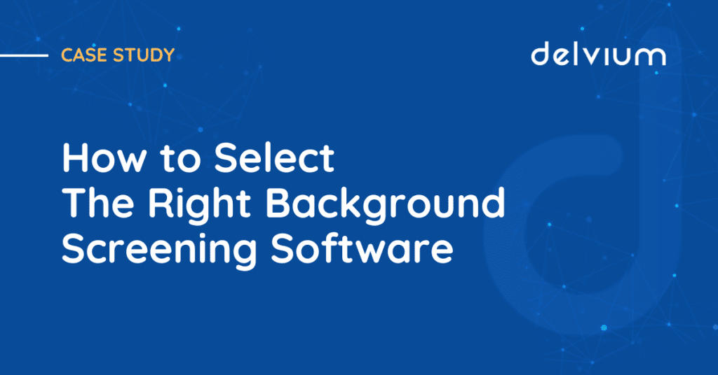 Background Screening Software